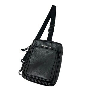 Balenciaga Explorer Crossbody Bag Shoulder Black